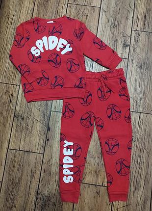 Костюм spider на флисе 3-4 года