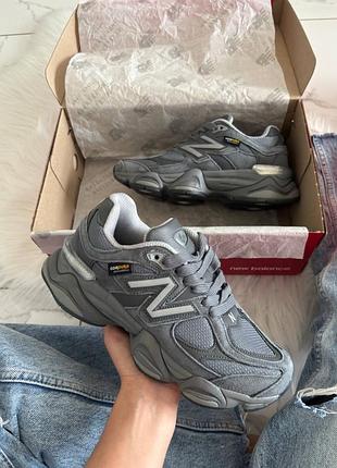 Кроссовки new balance 9060 dark grey cordura 💧 влагозащита 💧 арт 4102