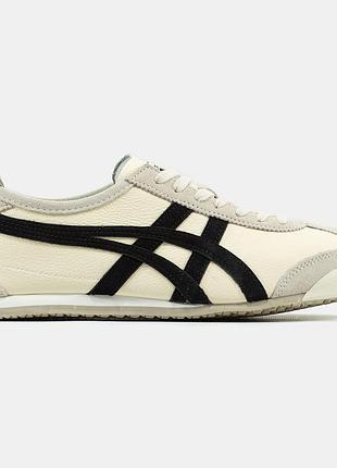 Мужские бежевые кроссовки asics onitsuka tiger mexico 66 beige х ассикс 40