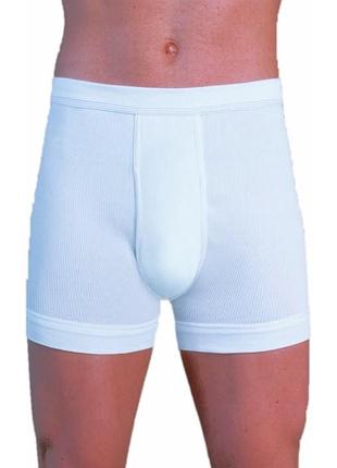 Мужские трусы-боксеры из двойного ребристого трикотажа schöller l/xl