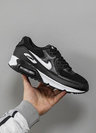 Чорні кросівки унісекс nike air max 90 black х ейр макс 41