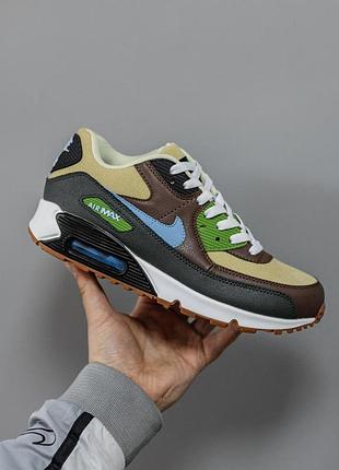 Кросівки унісекс nike air max 90 hemp brown х ейр макс 42