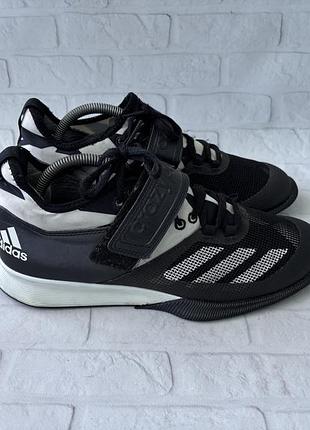 Мужские черные кроссовки адедас adidas crazy power size 42 размер штангетки обуви для тяжелой атлетики обув для тяжёлой атлетики кроссовки оригинал
