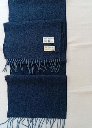 Шерстяной шарф marks & spencer (100% lambswool) / made in uk