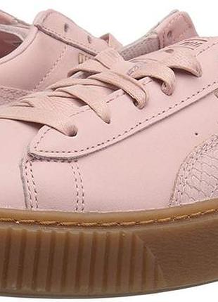 Розмір 39. кросівки puma basket platform euphoria gum. шкіра. оригінал.