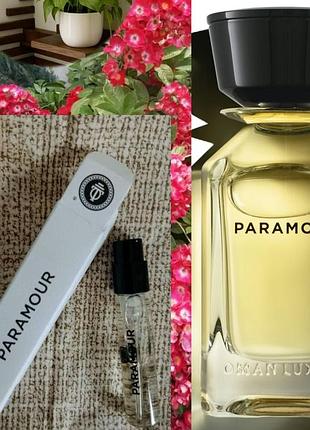 Новый пробник унисекс-парфюм paramour от нишевого бренда omanluxury. 2 мл