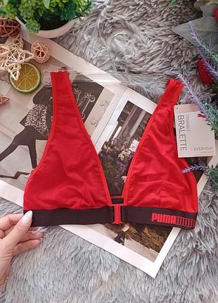 Женское бра puma women's bra triangle mesh bralette ❤️