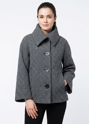 Пальто полупальто шерстяное из шерсти zara woman деми 🍁 s/наш 40р