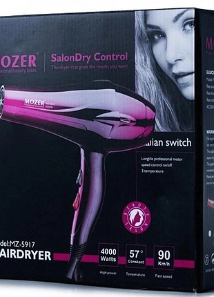 Фен для сушіння волосся mozer