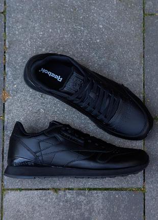 Reebok classic super leather black 4