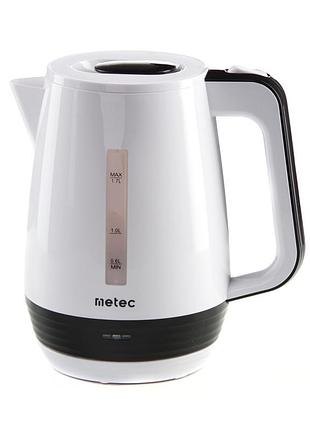 Електрочайник hhb1776 1.7л. 2200вт, корпус пластик, білий metec