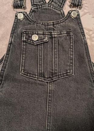 Сарафан джинсовый zara 134 3