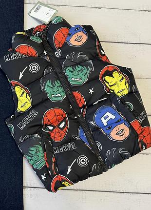 Жилетка marvel h&m зріст 98-104