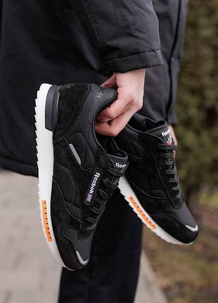 Reebok classic super leather black white