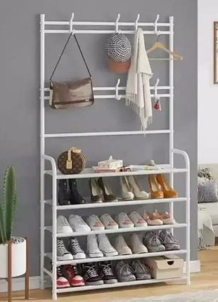Універсальна вішалка для одягу new simple floor clothes rack size 60x29.5x151