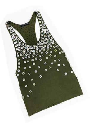 Вінтажний колекцій топ alexander mcqueen s/s 2003 "irere"