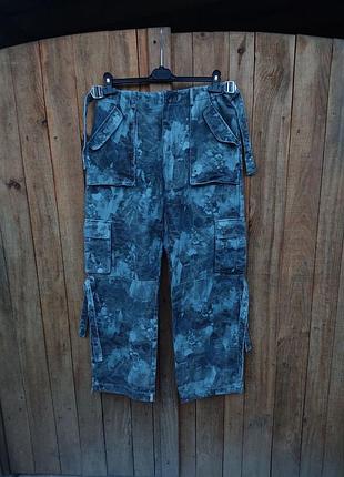 Карго baggy штани mars the label y2k streeswear стиль розмір м унісекс  модель жіночі беггі джинс