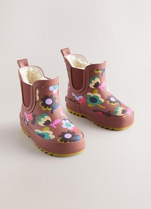 Резиновые сапоги next утепленные 🌸
