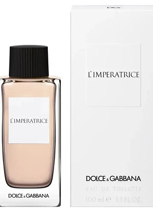 Туалетна вода жіноча dolce gabbana 3 l`imperatrice 100 ml