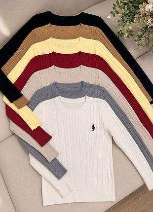 Кофта в'язана х логотипом polo