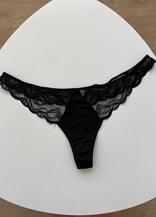 Трусики с кружевом calvin klein l-xl