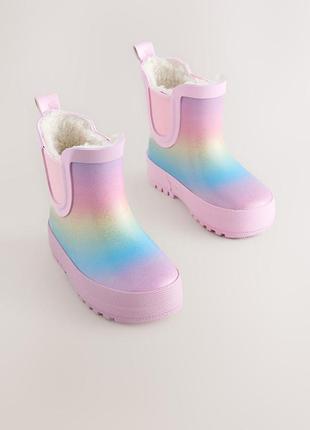 Резиновые сапоги next утепленные 🌈