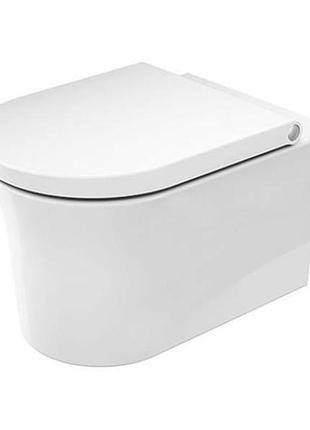 Унитаз подвесной с крышкой duravit white tulip, белый (2576092000/0027090000)