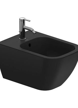 Биде подвесное duravit happy d.2, антрацит черный матовый (2258151300)