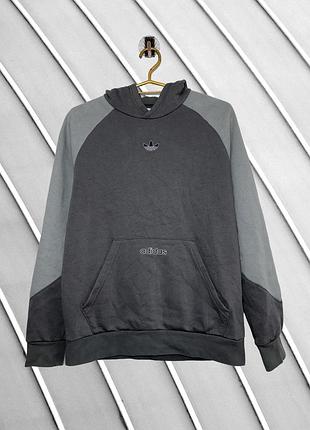 Женское серое худи adidas s 42 44 оригинал адидас адидас базовая спортивная кофта с капюшоном и логотипом толстовка 44