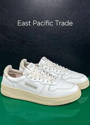 Шкіряні кросівки east pacific trade court off white оригінал