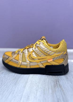 Кросівки nike air rubber dunk off-white university gold