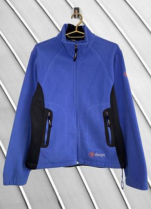Женская фиолетовая флисовая куртка sherpa m l 46 48 оригинал шерпа теплая флиска на молнии кофта зепка с замочком 48