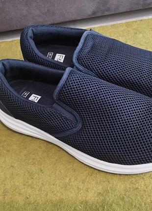 Кросівки мокасини f&f ( вустілка 29 см; 44 розмір)  оригінал