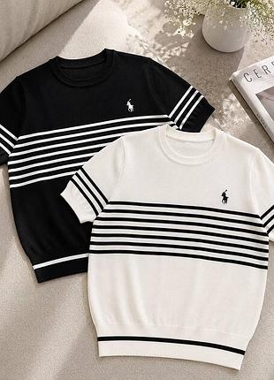 Трикотажная футболка с логотипом polo