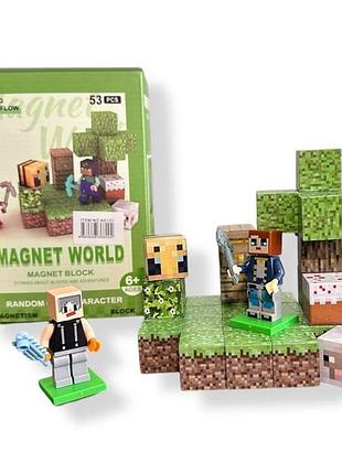 Магнітний конструктор minecraft magnet