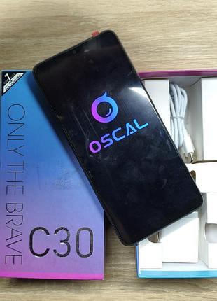 Смартфонoscal c30 4/32gb (до 7gb ram) 5080 mah 6.51" полный комплект + чехол