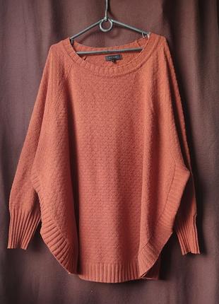 Джемпер фактурный с добавлением шерсти river island оверсайз р.xl