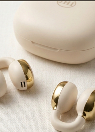 Бездротові навушники-кліпси new senyang jh1 (bluetooth, led-дисплей)