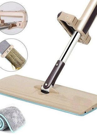 Швабра ледар для быстрой уборки с отжимом spin mop 360
