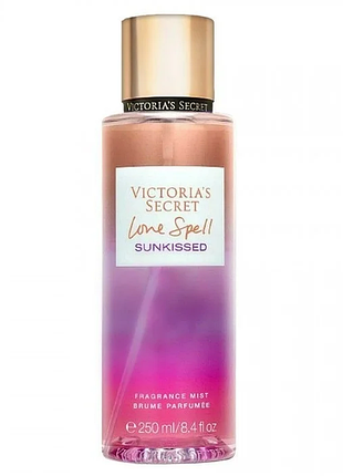 Парфюмированный спрей для тела victoria’s secret love spell sunkissed, 250ml