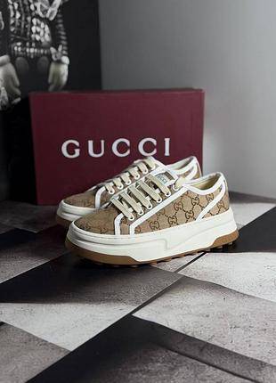 Gucci gg canvas sneakers