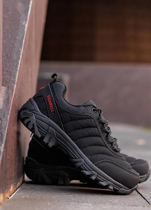 Merrell ice cap moc 2 black red