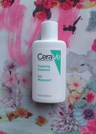 Cerave foaming cleanser очищающий гель для нормальной и жирной кожи лица и тела
