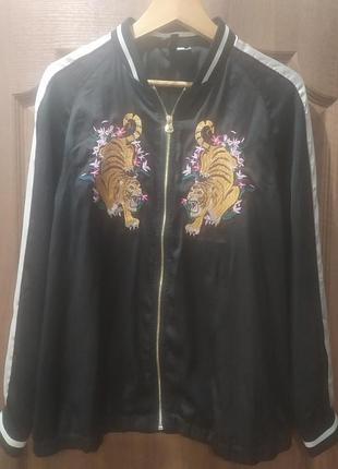 Куртка жен из мягкого атласа h&amp;m 40/42