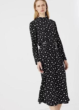 Стильне в горох із кишенями плаття 👗