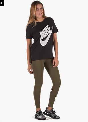 Натуральні спортивні лосини  кольору хакі від nike  розмір м лосіни лосины оригінал