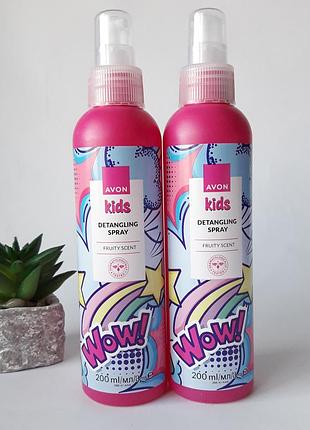 Набір дитячий спрей для легкого розчісування avon kids, 2 шт по 200 мл/ ейвон