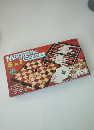Дорожный набор игр magnetic games