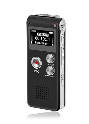 Цифровий диктофон fikyra usb mp3 16gb 3.5 мм
