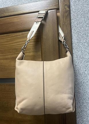 Оригінальна шкіряна сумка-хобо від liebeskind berlin paris leather bag